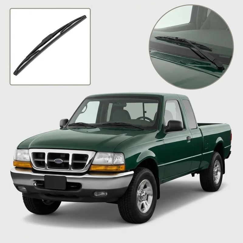 Passenger Side Wiper Blade for Ford F-100 Ranger (1996 - 2001) - 1